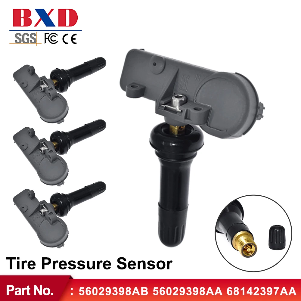 

1/4pcs Tire Pressure Monitor Sensor 56029398AB 56029398AA 68142397AA For CHRYSLER 300 GRAND VOYAGER VOYAGER YPSILON DODGE C/V