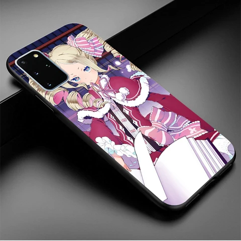 Beatrice anime caso de telefone para samsung s22 s21 s20 fe ultra plus nota 20 10 pro 9 a71 a72 a51 a52 a22 4g 5g tpu casos macios capa