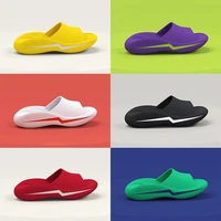 2022 fashion summer kids shoes home indoor slides eva thick soft sole antiskid portable children sandals slippers for boys girls