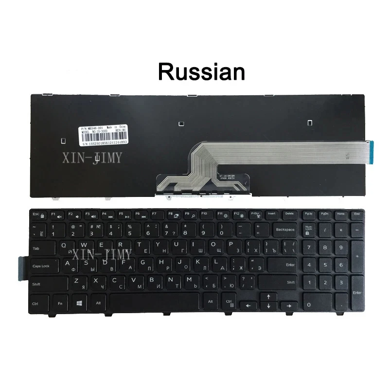 

Русская английская и испанская клавиатура для Dell Inspiron 15-3000 3541 3542 3543 15-7000 7557 7559 5542 3550 5545 5547 3551 3552 3559 3565