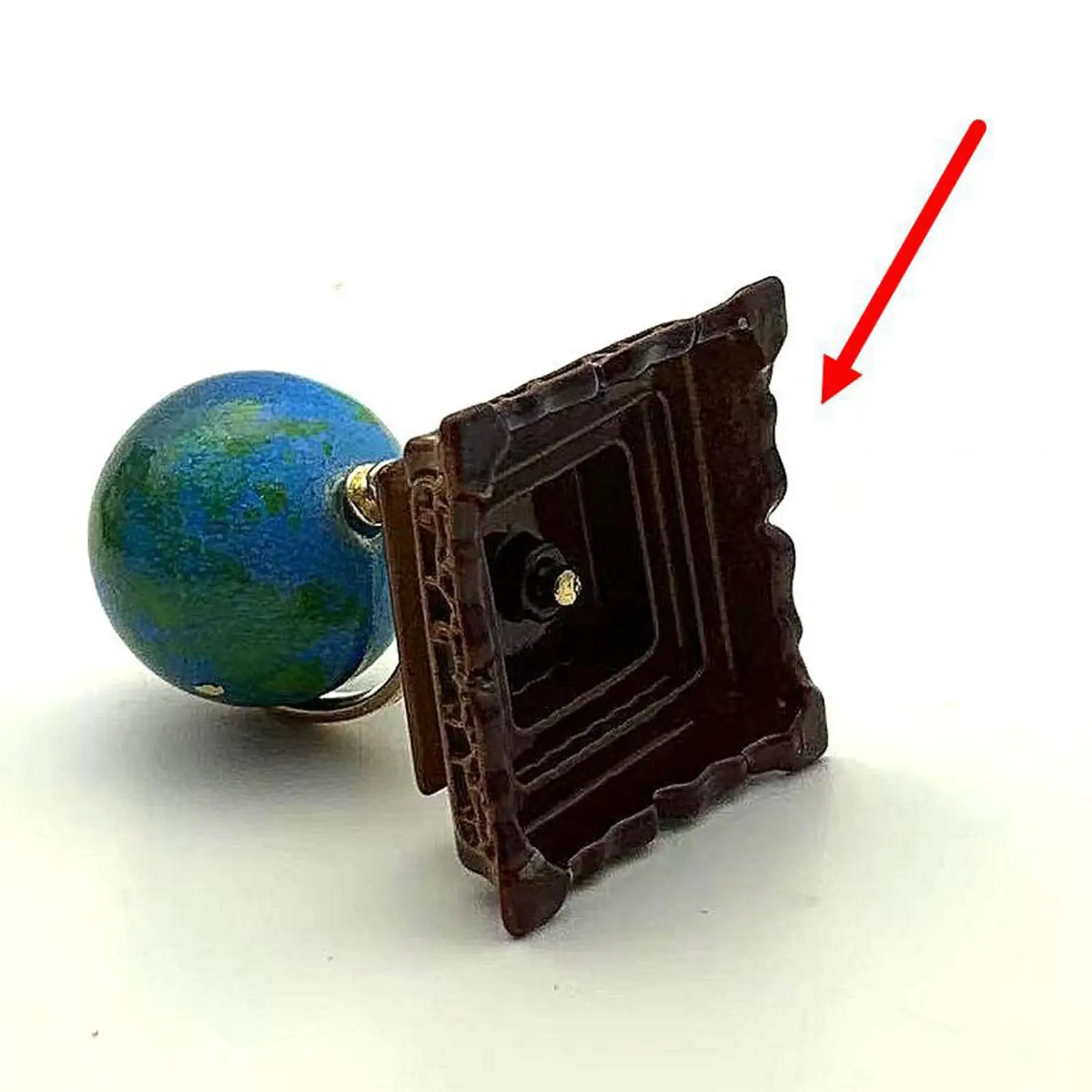 1:12 Масштаб Кукольный домик Глобус модель и основа жизни сцена микро пейзаж