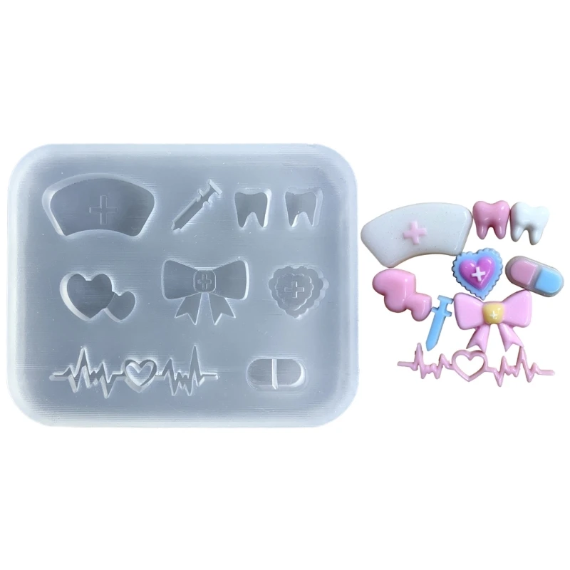 

Heart Bow Resin Fillings Molds DIY Epoxy Resin Molds for Quicksand Casting Molds DropShip