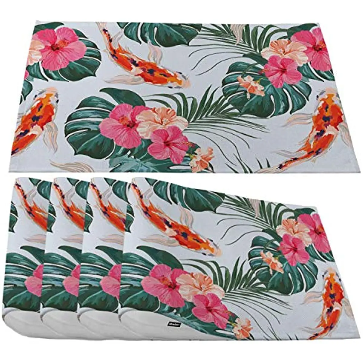 

Floral Summer Koi Fish Placemats