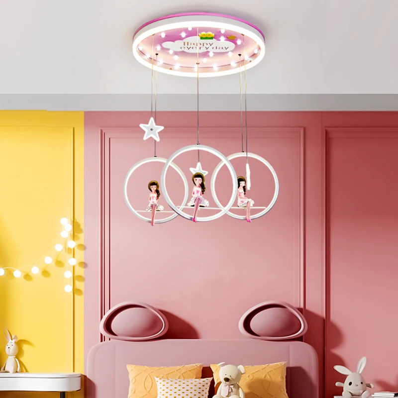 

Pendant Lamp Led Art Chandelier Lighting Room Decor Kids home decoration accessories dining indoor fixture Ceiling salon fancy