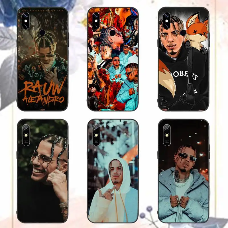 

Rauw Alejandro Rapper Phone Case For Xiaomi Redmi note 7 8 9 11 i t s 10 A poco f3 x3 pro lite funda shell coque cover