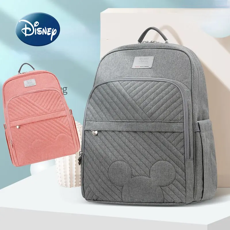 

Disney Mickey's Original Innovative Diaper Bag Backpack Luxury Brand Baby Diaper Bag Large -capacity Cartoon Fashion Baby Bag