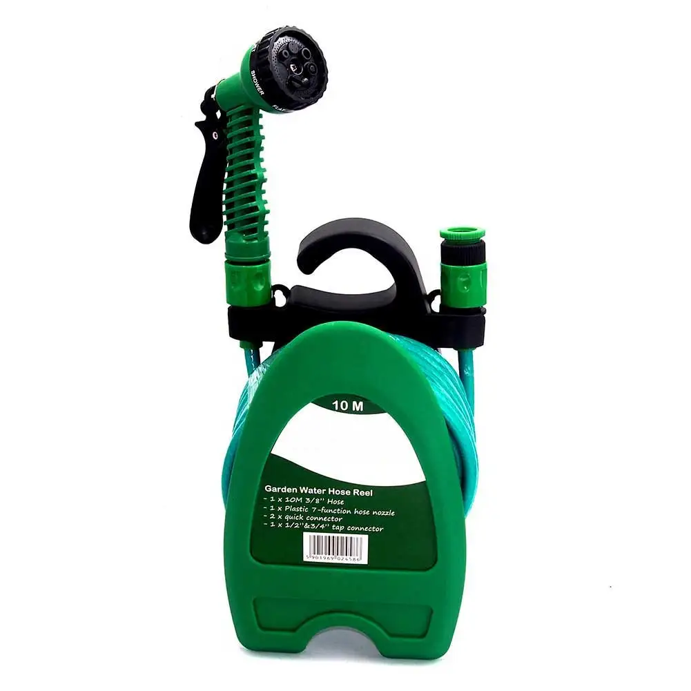 

Accessory Portable Watering Hose Yard Irrigation System Car Wash Pipe 10 Meter Wall Hanging Reel Spray Set Home Garden