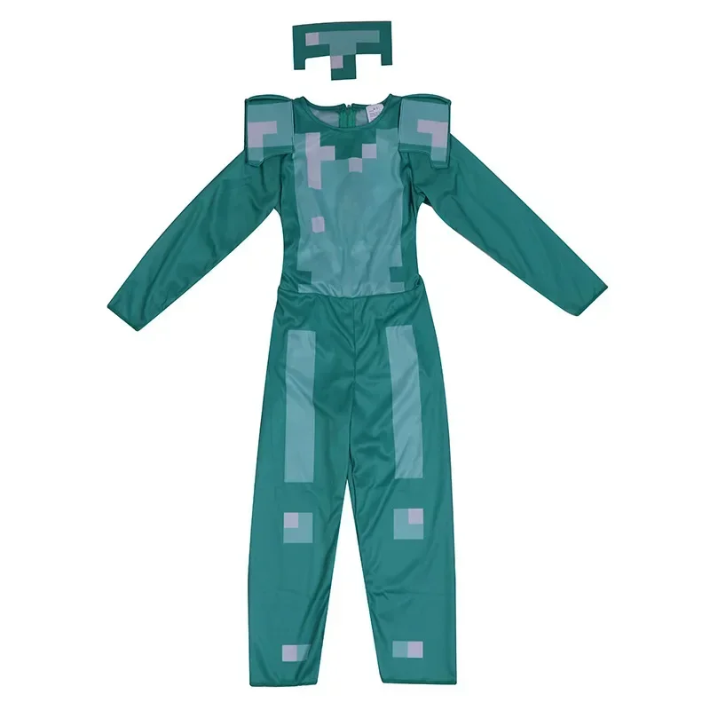 Minecraft Steve Diamond Armor детский костюм игровой персонаж аниме косплей подарок на день