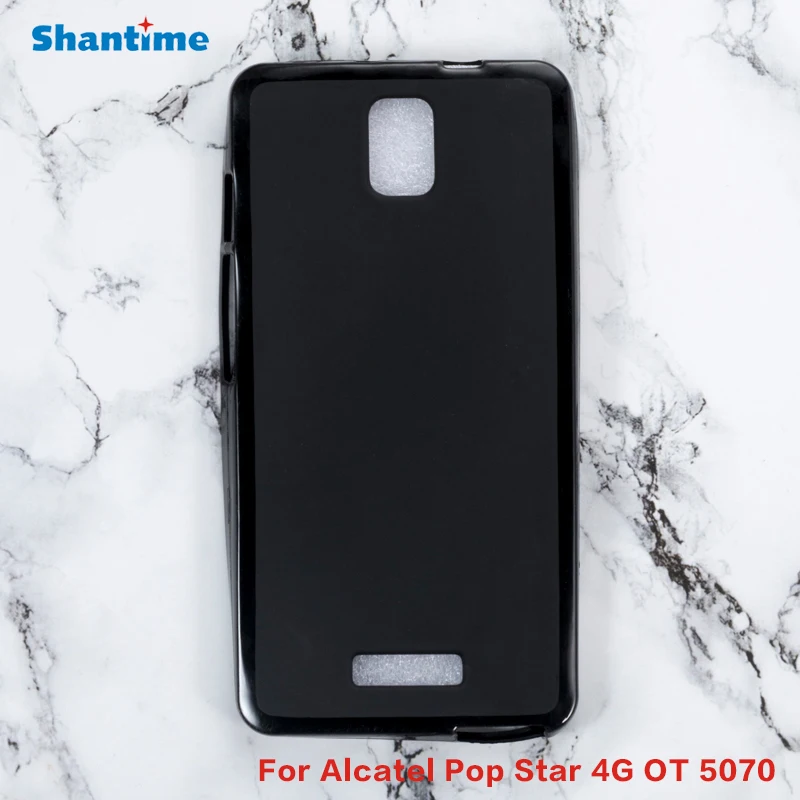 Аксессуары для Alcatel One Touch Pop Star 4G 5070X 5070D Силиконовый ТПУ противоударный резиновый