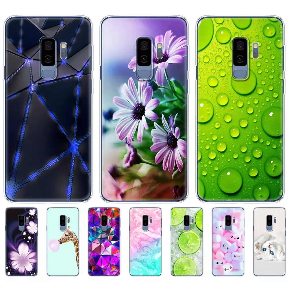 

silicon TPU case For Samsung Galaxy S9/S9 PLUS Case Cover For Samsung S9/S9 plus Phone shell protective coque