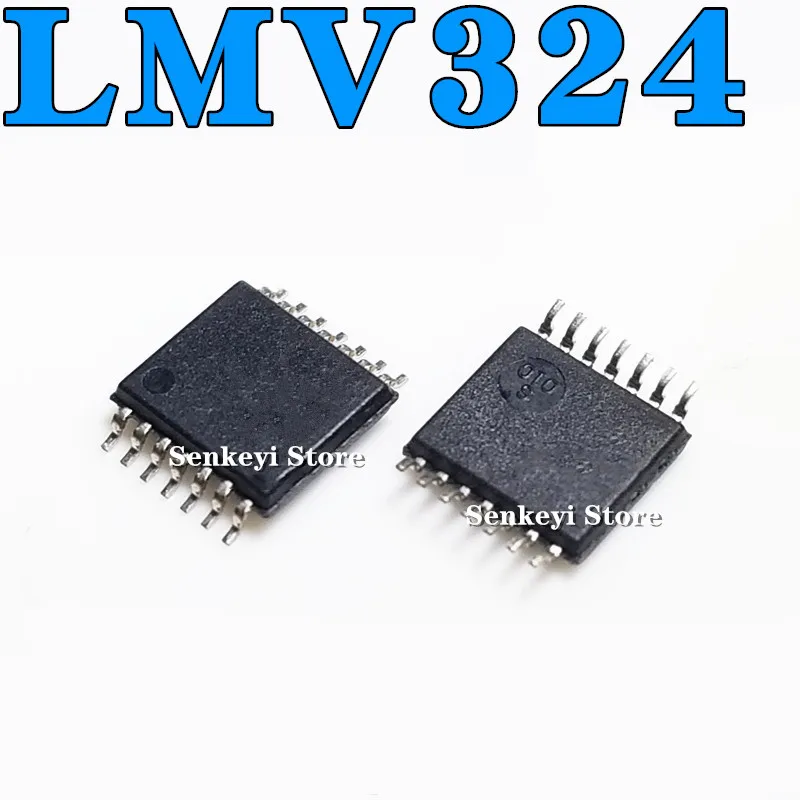 

New original LMV324 LMV324MT LMV324MTX SMD TSSOP14 ultra-thin dense foot