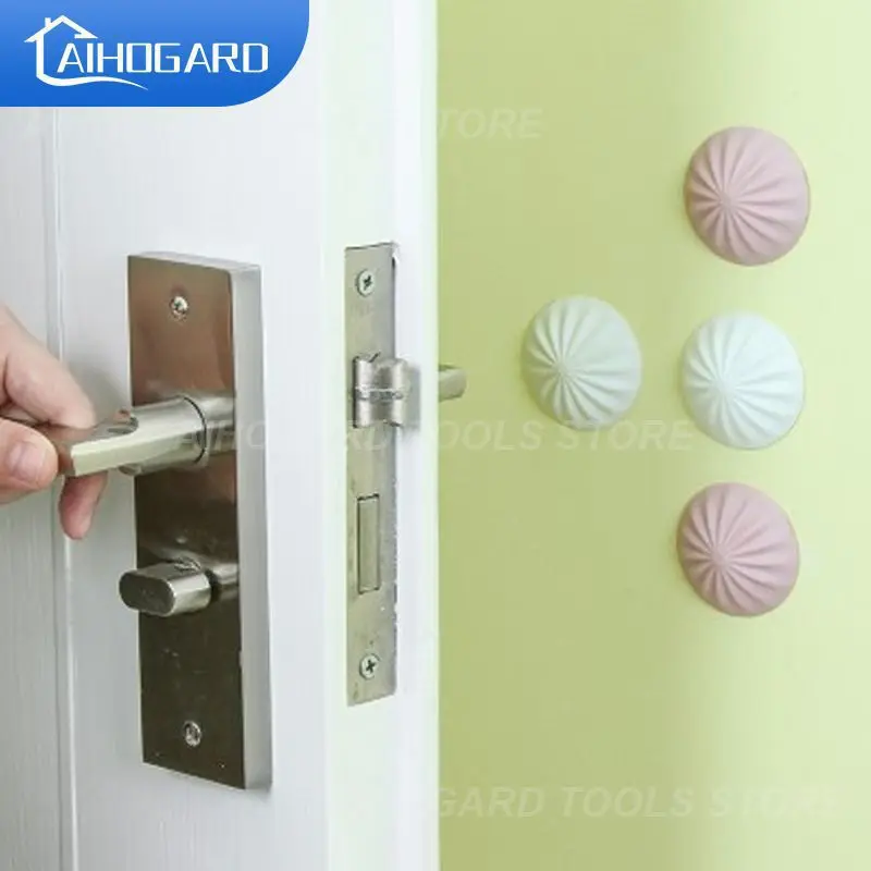

Self Adhesive Door Buffer Wall Protectors Door Handle Bumper Rubber Shock Cushion SilencerThicken Protective Pads Door Stopper