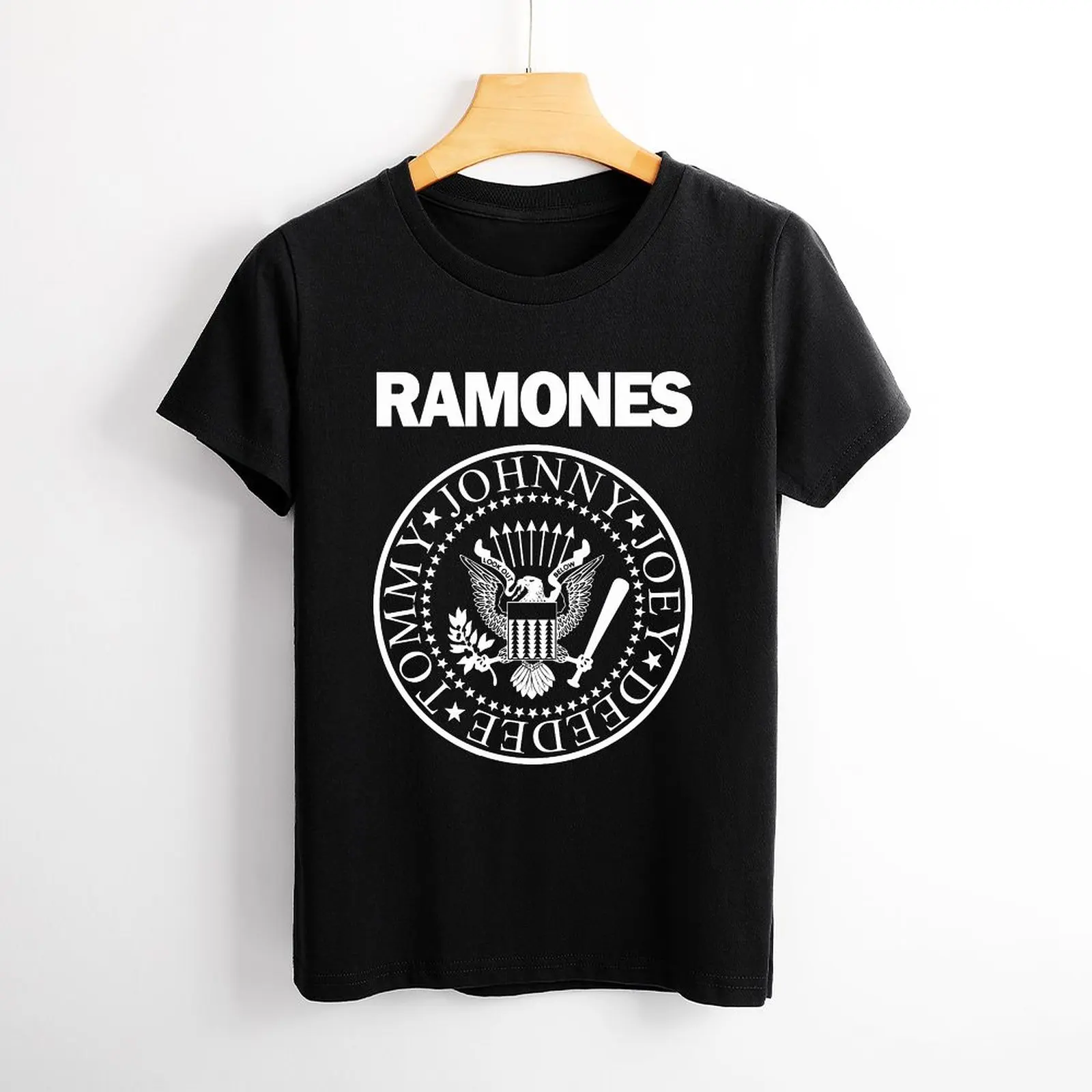 Fghfg Ramone Seal Graphic - Forest Hills 1-й альбом футболки оверсайз модная женская одежда топ с