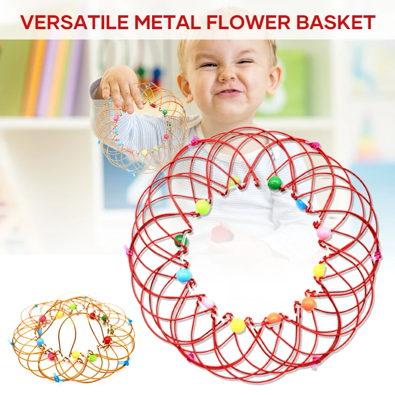 

Корзина для цветов с мандалой, игрушка для девочек, железная корзина, игрушка для детей