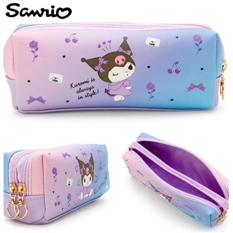 

Sanrio peripheral cartoon cute Hello Kitty cinnamon roll my Melody pencil bag storage bag creative stationery bag gift wholesale