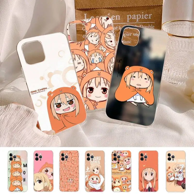 

Umaru chan Anime Doma Umaru Phone Case For iPhone 11 12 13 14 Mini Pro Max XR X XS TPU Clear Case For 8 7 6 Plus SE 2020