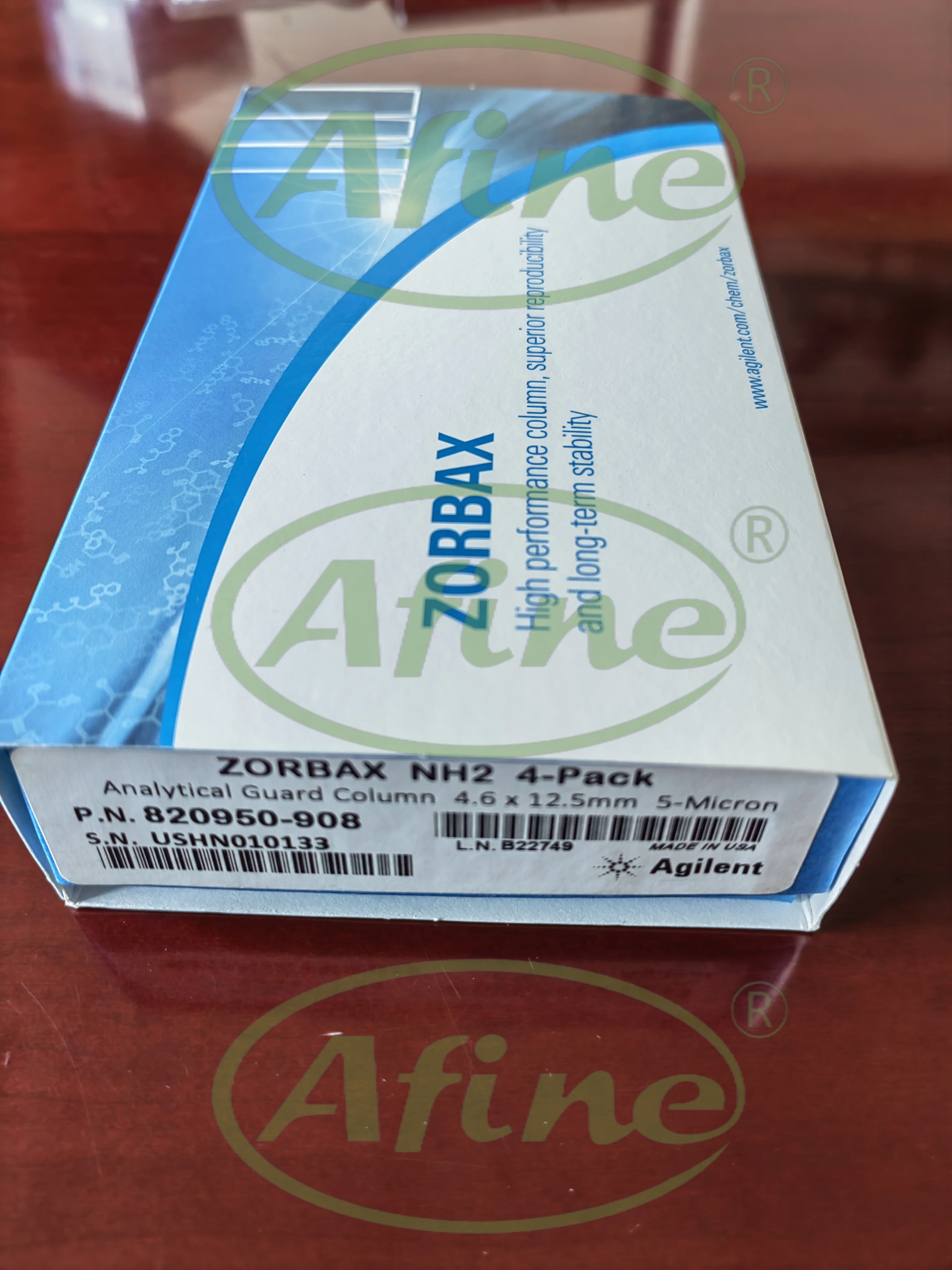 AFINE Agilent ZORBAX Original NH2 для 820950 -908 4 6 x 12 5 мм микрон 400 бар защитный картридж