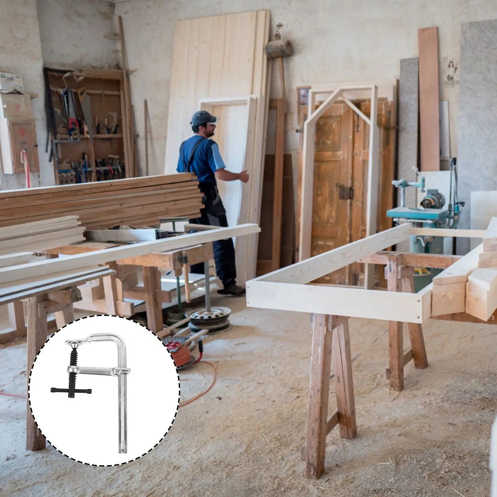 

1 шт. Крепкий Премиум-зажим деревообрабатывающий инструмент быстрый зажим для деревообработки