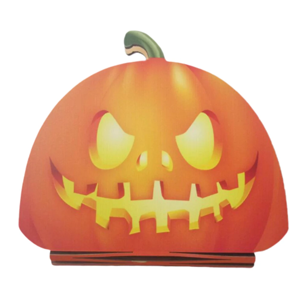 

Practical Table Foldable USB Charging Halloween Book Reading Led Home Sleep Paper Lamp Portable Pumpkin Shape Night Light