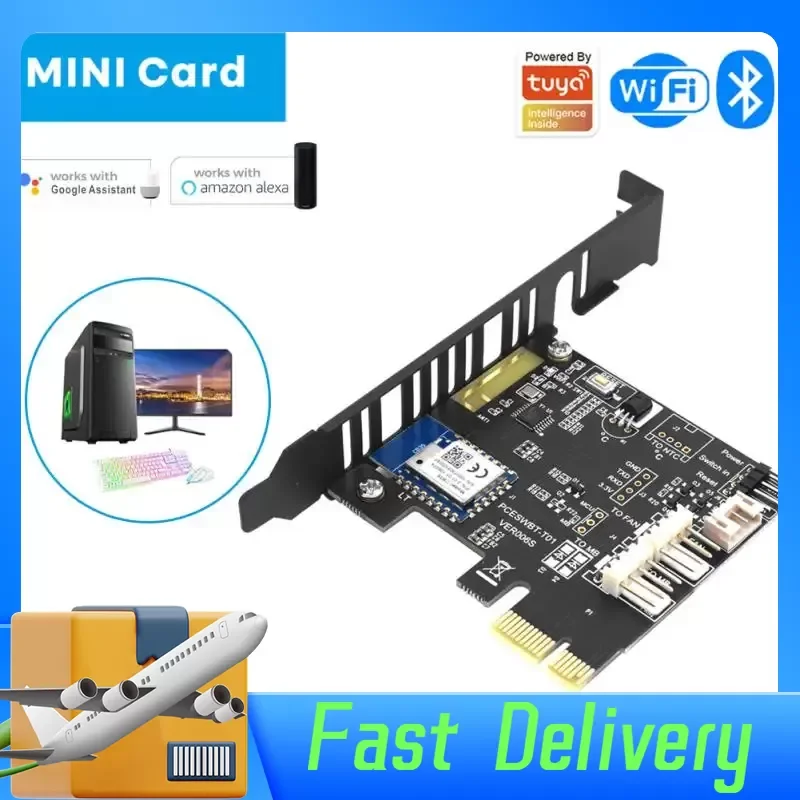 Переключатель переключения питания для ПК Tuya Wi-Fi 1X PCIE карта удаленного