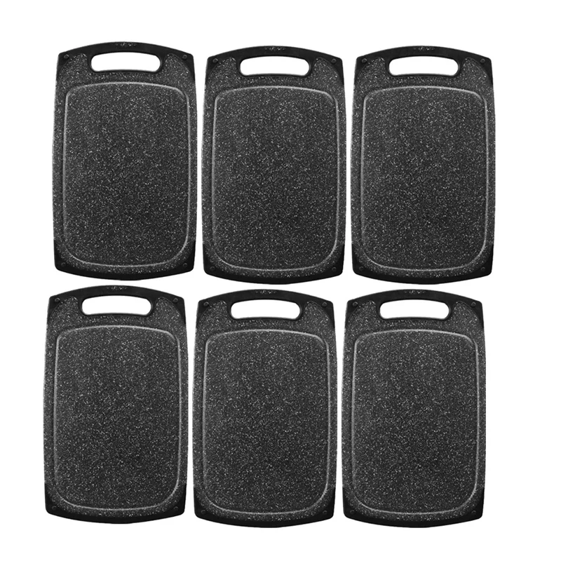 

Разделочная доска для завтрака, нескользящая доска с пазами для сока и ручкой, пластиковая доска для хлеба