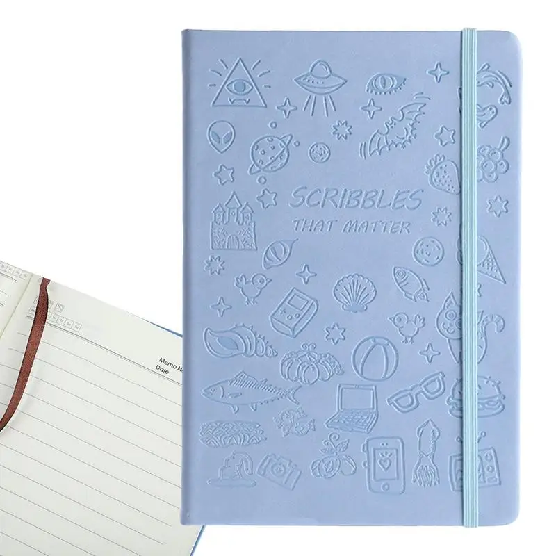 

Recipe Book Blank Write In Recipe Book Notebook A5 PU Leather Cover Journal Book Elastic Cord Stainless Steel Blinder For Boys