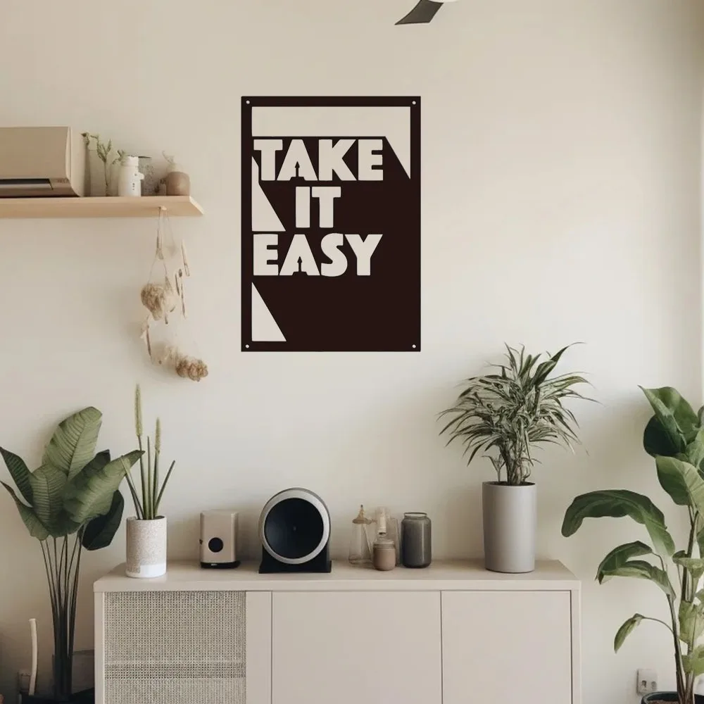 Металлический Настенный декор: Стильное настенное украшение для интерьера Take It