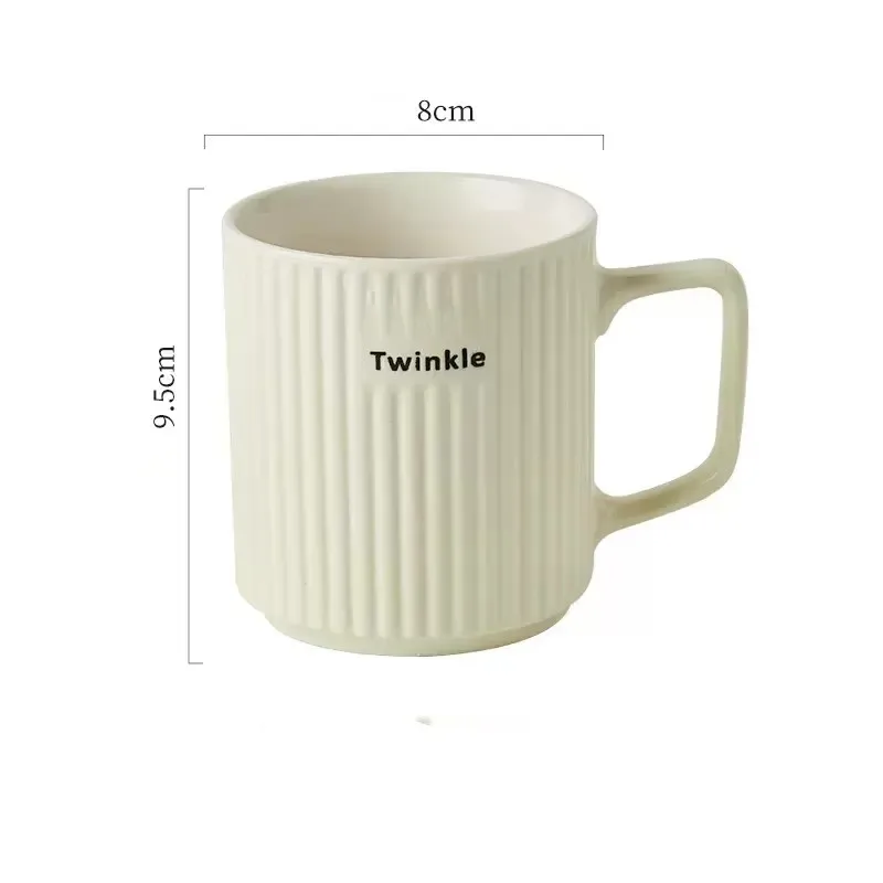 

High beauty mug ceramic cup male and female drinking cup domestic couple cup office cup coffee cup