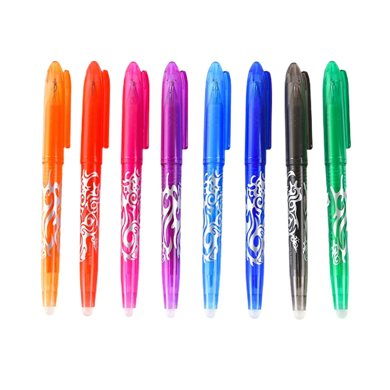 

8pcs Multi-color Erasable Gel Pen Student Writing Kawaii Pens Creative Drawing Tools School Supply Stationery