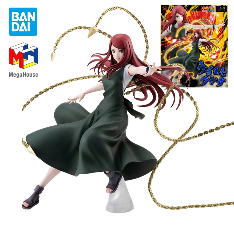 

Original MegaHouse NARUTO Gals Uzumaki Kushina Swimsuit Male Anime Peripheral Toys Birthday Gifts Ornaments Collectibles Model