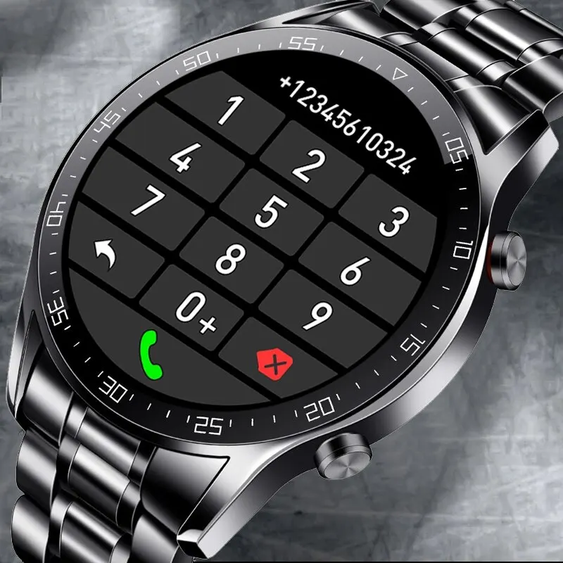 

2021 New Smart Watches Men Full Touch Screen Sports Fitness Watch IP67 Waterproof Bluetooth For Android ios smartwatch Mens+box
