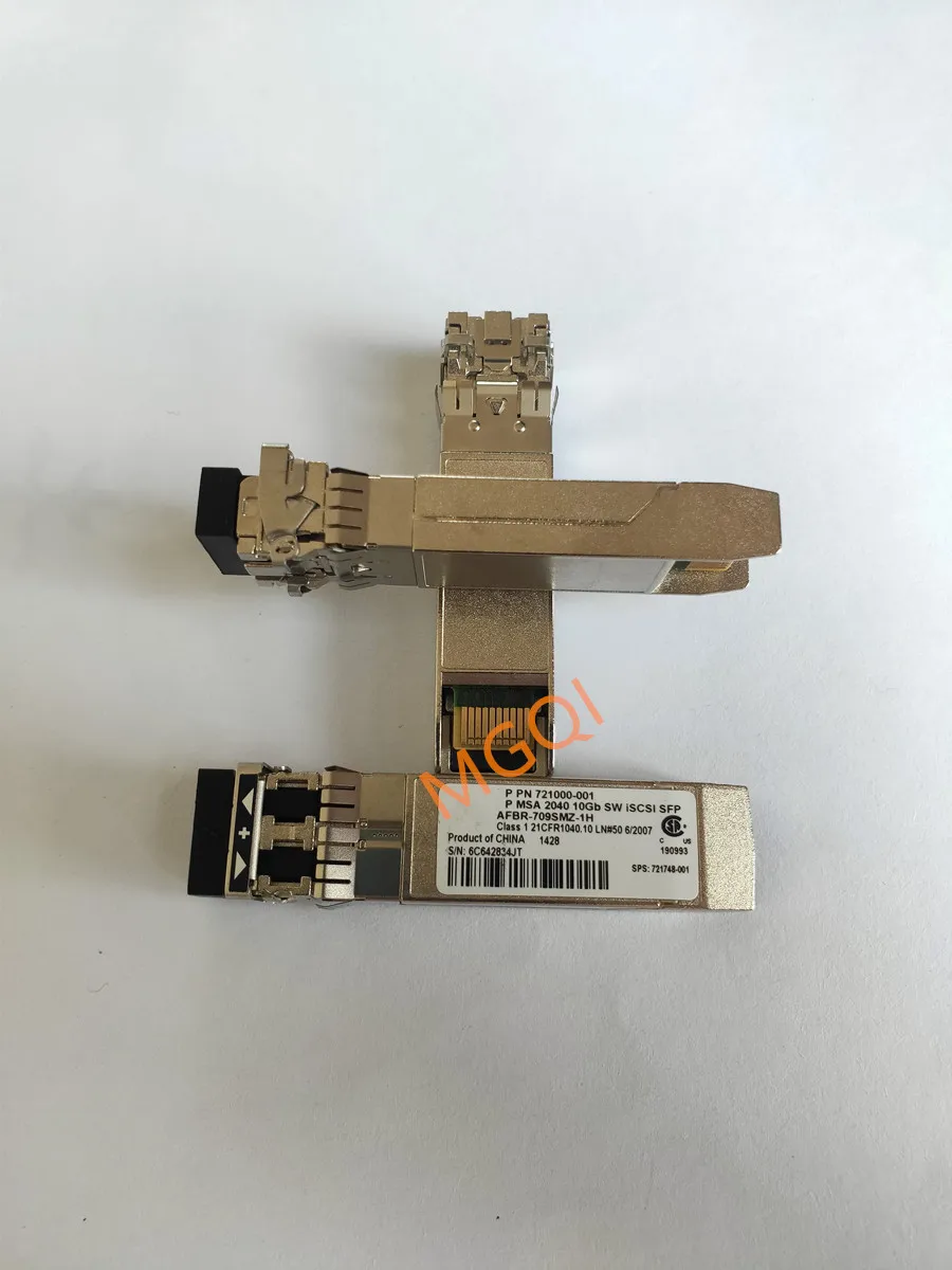 Storage 10GB Fiber Module/721000-001 721000-002/721748-001/AFBR-709SMZ-1H/C8R23A C8R25A MSA 2040 10Gb SW ISCSI SFP/Storage SFP