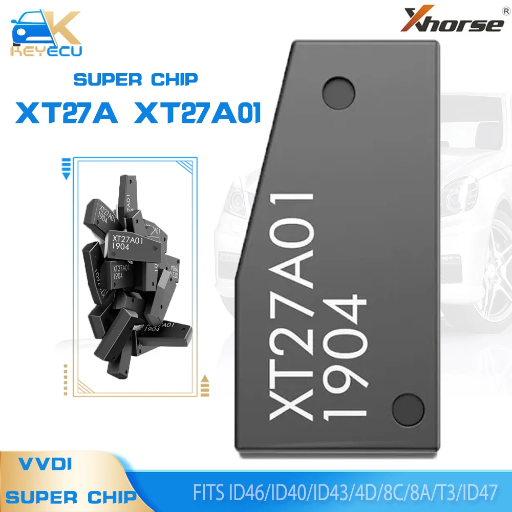 

Xhorse XT27A XT27A01 Super Chip VVDI Super Chip Transponder Chip for ID46/40/4E/43/45/4D/8C/8E/8A/T3/47 for VVDI Mini Key Tool