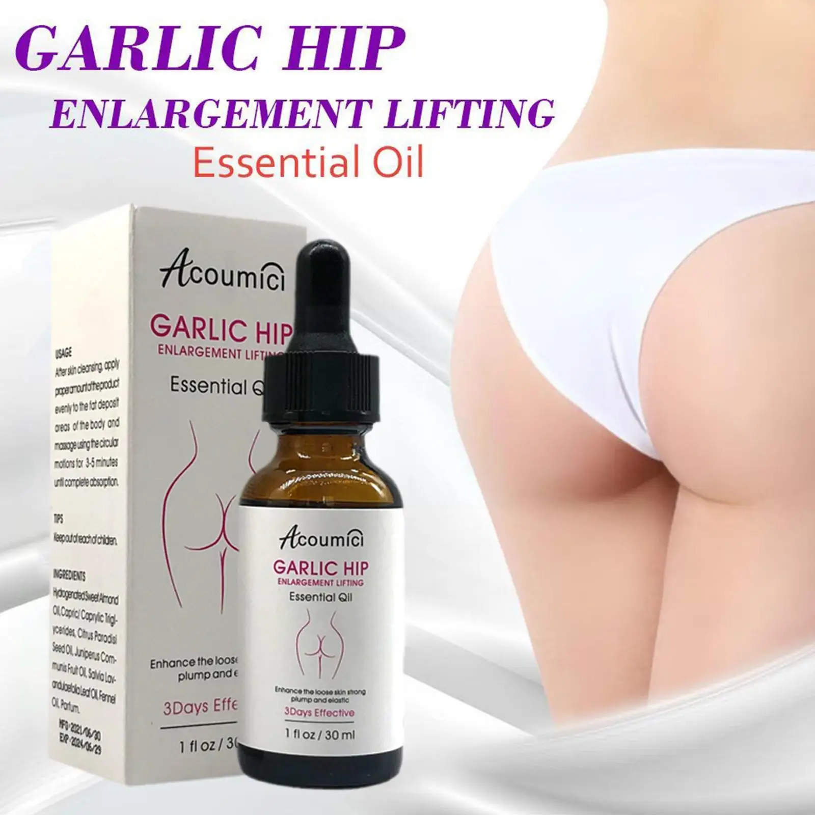 

30g Nourishing Butt-lifting Oil Butt-lifting Oil Butt-lifting Butt-lifting Essential Oil Oil Cream Female Sexy Massage L3N6