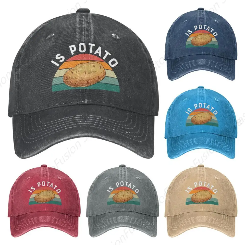 Забавная картофельная кепка дальнобойщика с изображением картофеля женские и
