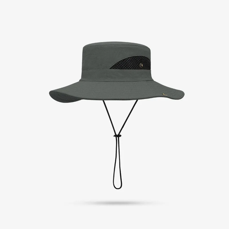 

Большая УФ-шляпа для рыбалки, солнцезащитный козырек от солнца, водонепроницаемая быстросохнущая дышащая мужская летняя