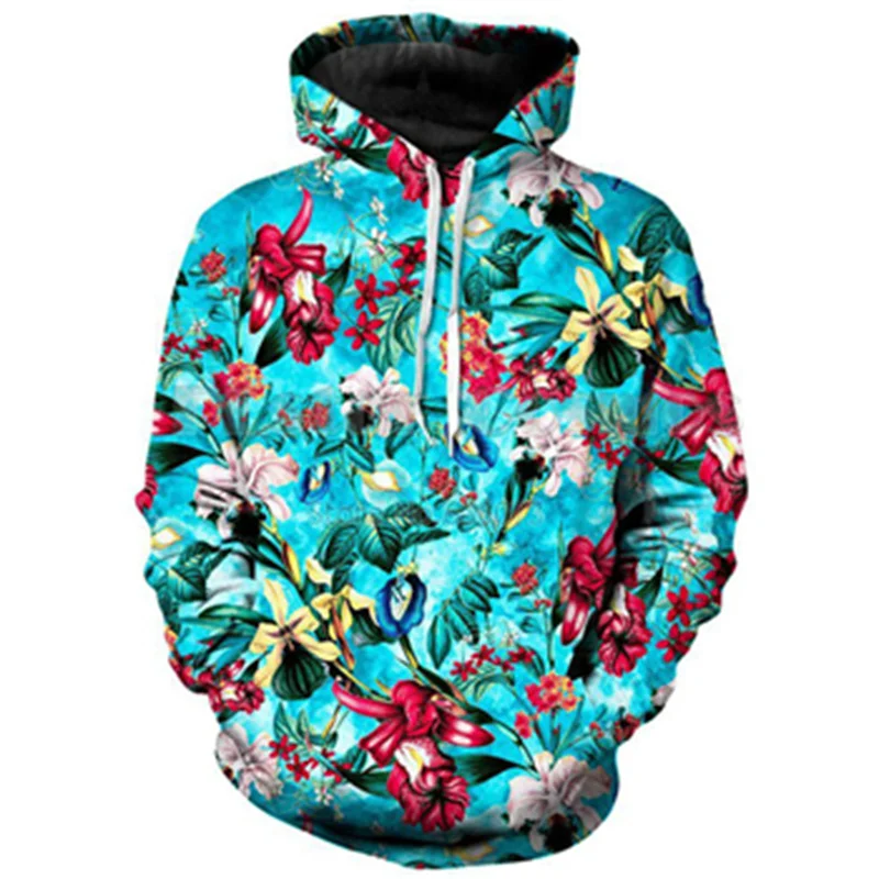 

Spring Autumn Men Ladies Kids Fashion Sweatshirts Vintage Floral 3D Print Hoodie Street Boy Girls Long Sleeve Pullover Jacket