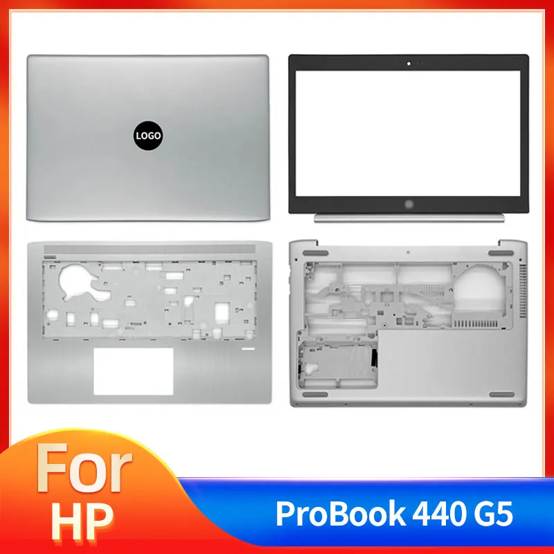 

Новинка для HP Probook 440 G5 445 G5 ЖК задняя крышка передняя панель Упор для рук Верхняя Нижняя часть искусственная серебристая