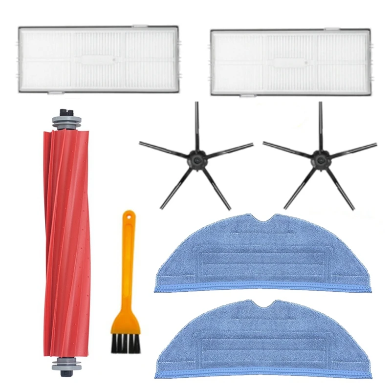 

Запчасти для пылесоса Xiaomi Roborock S7 / T7S Plus, Сменный фильтр НЕРА, основная и боковая щетки, аксессуары