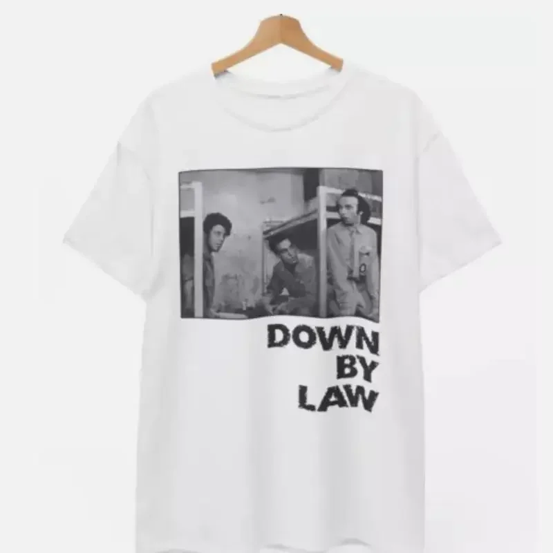 Фото Футболка Down By Law с изображением Джима Джармуша, Джона Лури, Роберто Бенини, унисекс №1