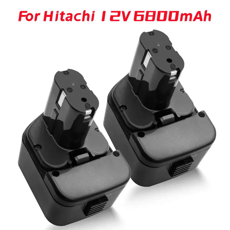 

12V 6800mAh Ni-MH Replacement Battery for Hitachi EB1214S EB1212S EB1214L EB1220BL EB1220HS EB1222HL EB1226HL EB1230HL