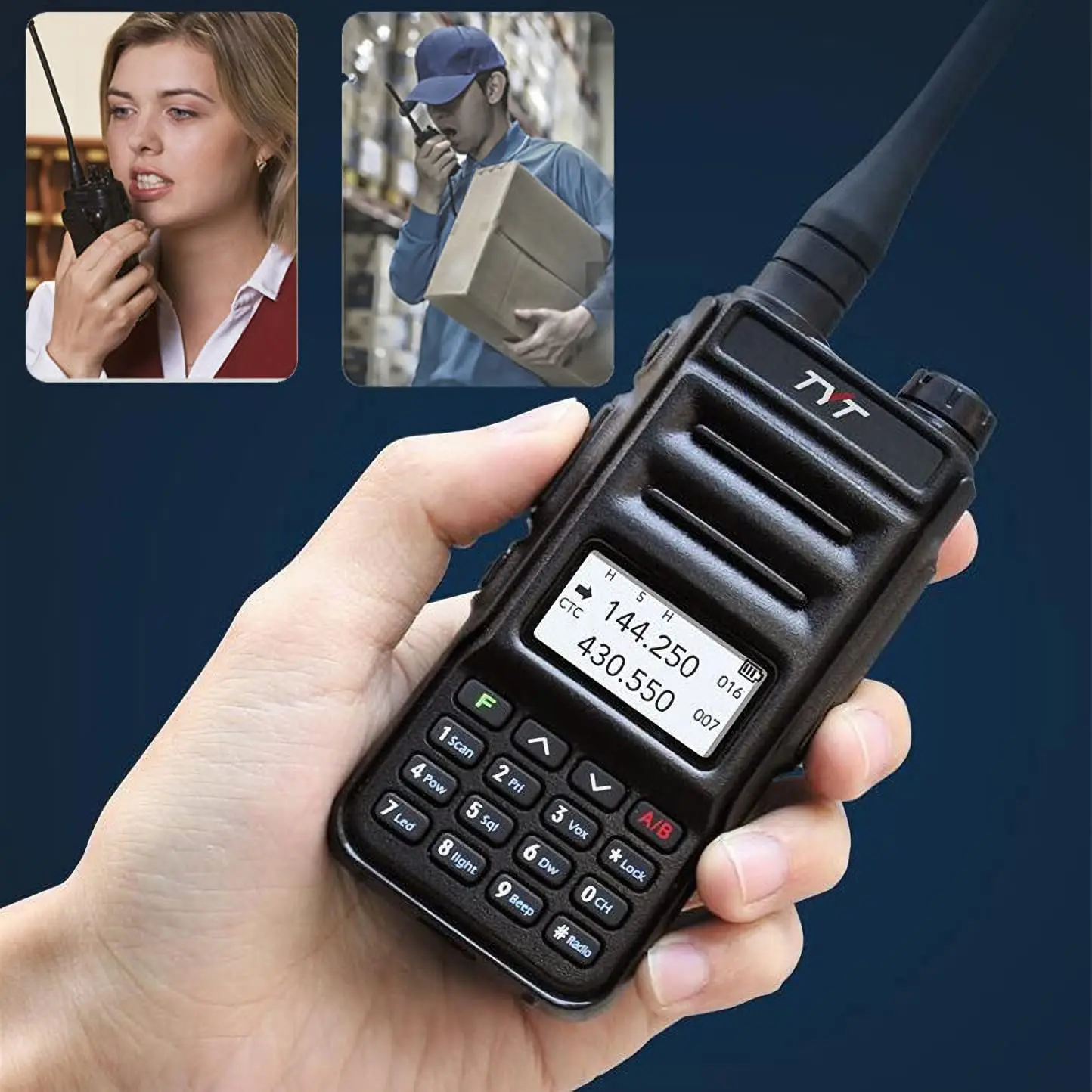 tyt th uv88 ham radio handheld two way radio analog amateur dual band vhf uhf walkie talkies for adults long range rechargeable free global shipping