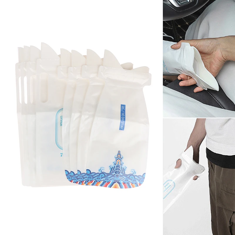 

4 Pcs 700ml Emergency Portable Car Urine Bag Vomit Bags Mini Mobile Toilets Handy Unisex Disposable Urinal Toilet Bag