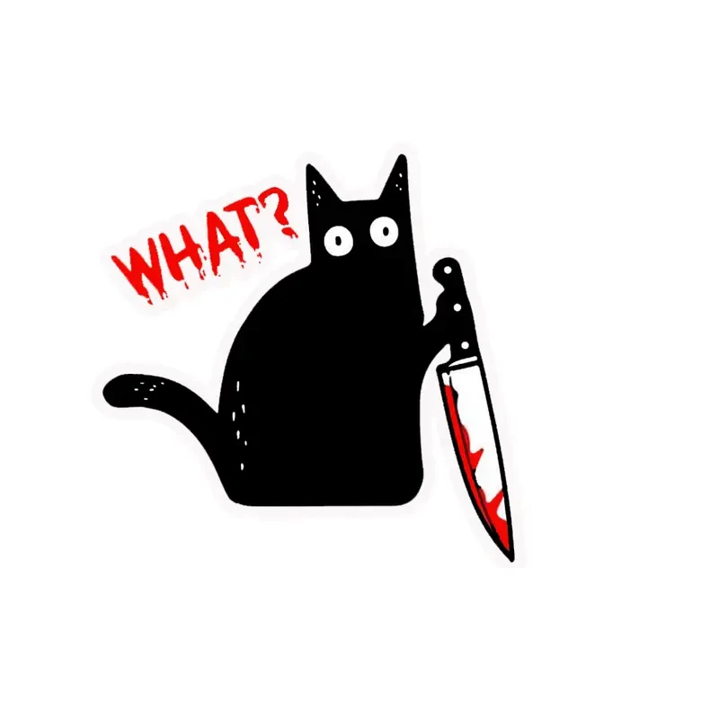 

Funny Cartoon Cat Waterproof Vinyl Decal Car Accessories Decor Pegatinas Para Coche