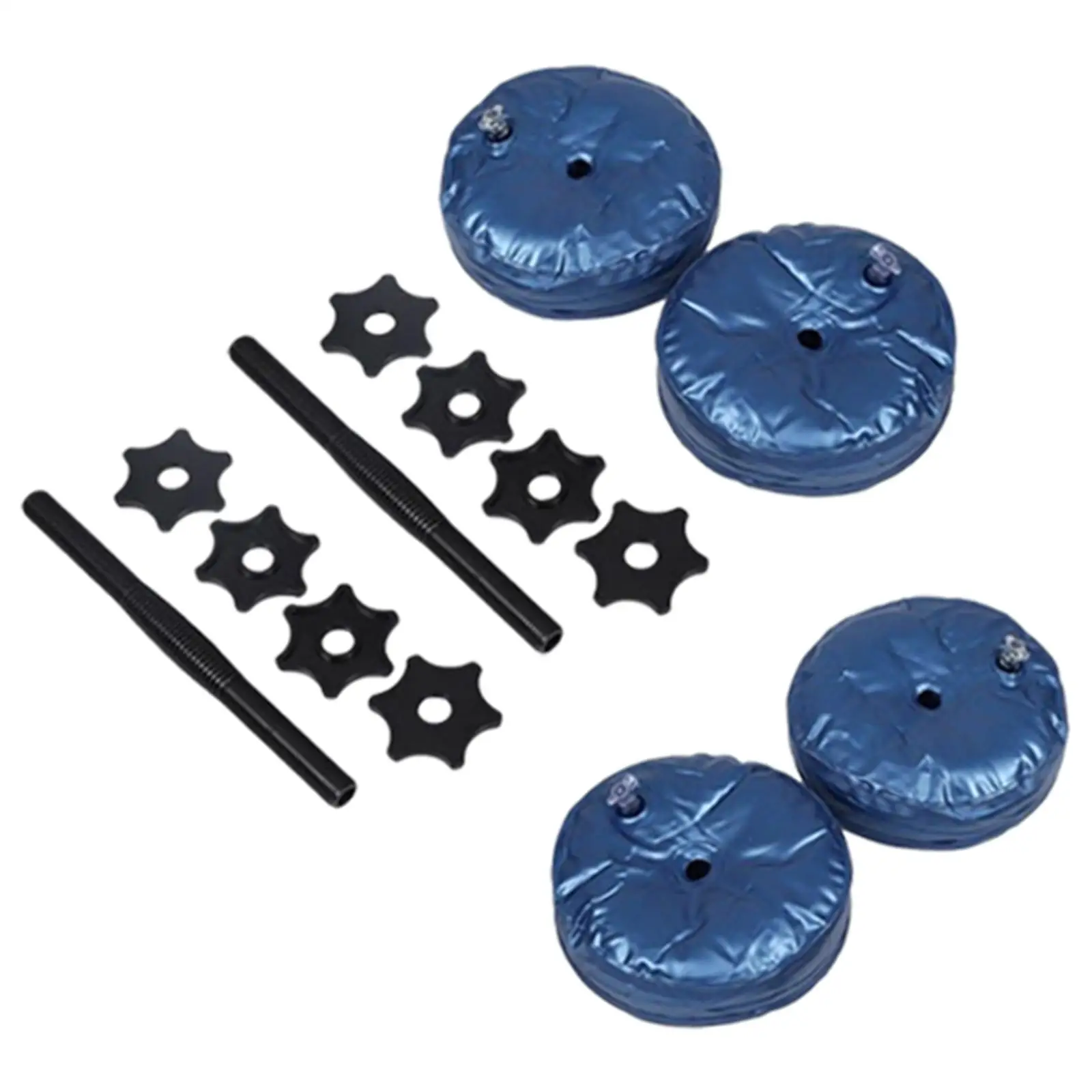 

Travel Weights Water Filled Dumbbells Set Arm Muscle Training for Gym Workout, Home Exercise Use ,Pour Water into Ball Bag