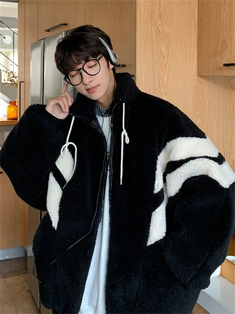 Бархатная куртка из ягненка мужской короткий кардиган на молнии с