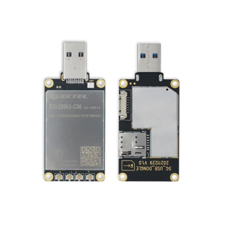 QUECTEL RG200U-CN 5g Module  5G LTE USB3.0 Dongle modem With Sim Card Adapter Board Support TTL Level UART Communication