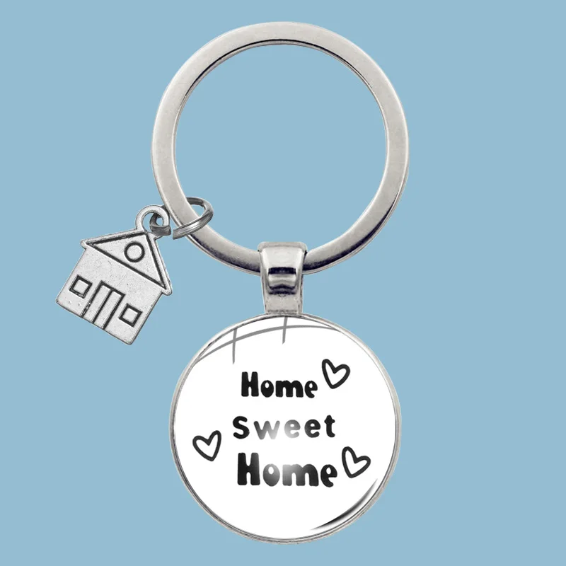 

House Keychain Beautiful New Home New House Gift For Friends Perfect House Pendant Safe Home