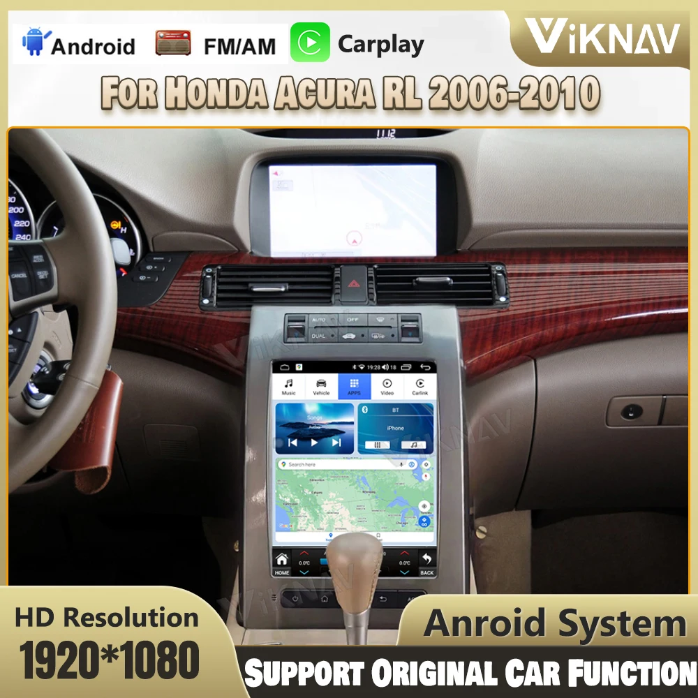 

Автомагнитола для Honda Acura RL 12,3-2006, 2010 дюйма, Android 10