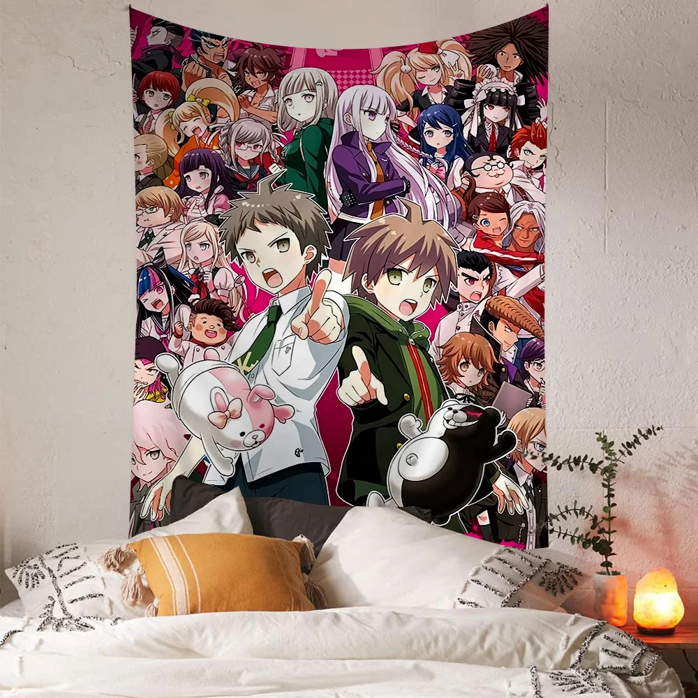 Игра D-Danganronpa Movie Sticky Posters Ретро наклейка из крафт-бумаги DIY Комната Бар Кафе